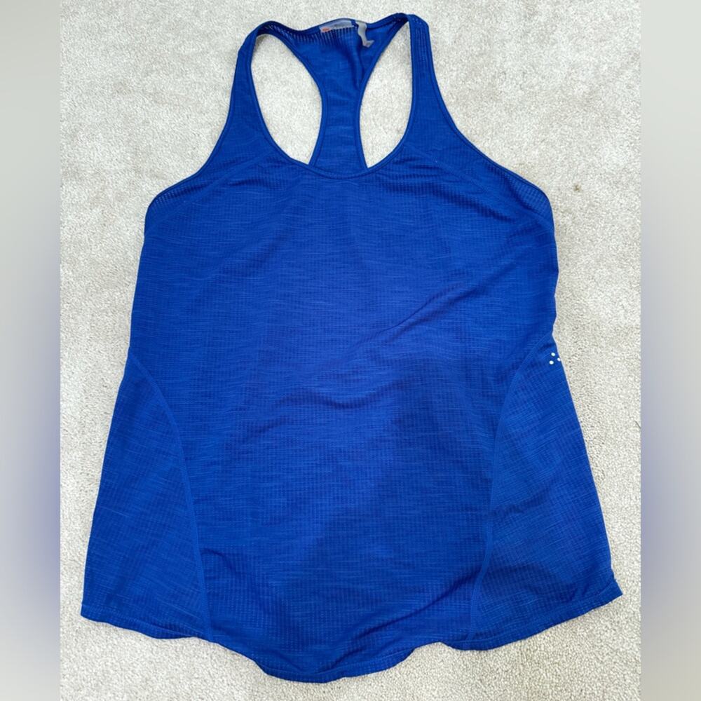 Zella Vibrant Blue Activewear Top, size L